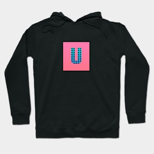 Letter U from roses Hoodie